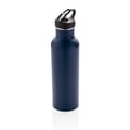 Drinkfles-met-inklapbare-drinktuit-RVS-710-ml-bedrukken-donkerblauw