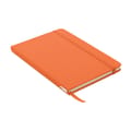 A5-notitieboek-RPET-omslag-80-vellen-bedrukken-oranje