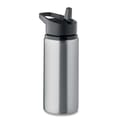 Drinkfles-met-rietje-Gerecycled-RVS-500-ml-bedrukken-zilver