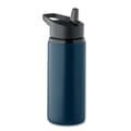 Drinkfles-met-rietje-Gerecycled-RVS-500-ml-bedrukken-donkerblauw