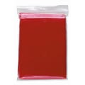 Wegwerp-regenponcho-met-capuchon-Basic-bedrukken-rood