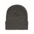 Gebreide-beanie-RPET-polyester-bedrukken-donkergrijs