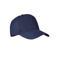 Baseball-cap-met-gespsluiting-RPET-polyester-210-gm-bedrukken-donkerblauw