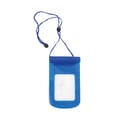 Waterproof-smartphone-tasje-met-nekkoord-bedrukken-blauw