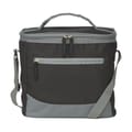 Koeltas-met-schouderband-600D-polyester-12-blikjes-bedrukken-zwart