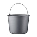 Emmer-Gerecycled-kunststof-12-liter-bedrukken-grijs