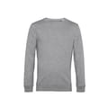 BC-sweater-French-Terry-Unisex-Biologisch-katoen-280-gm-bedrukken-heather-grey