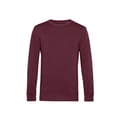 BC-sweater-French-Terry-Unisex-Biologisch-katoen-280-gm-bedrukken-burgundy