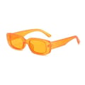 Zonnebril-dik-montuur-Classic-bedrukken-transparant-oranje