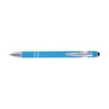 Balpen-met-stylus-Blauwschrijvend-bedrukken-lichtblauw