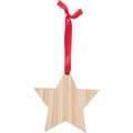 Kerstster-kerstornament-Hout-met-rood-ophanglint-bedrukken-beige