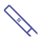 Pen-gerecycled-karton-Blauwe-inkt-bedrukken-tegenover-de-clip
