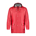 PVC-regenjas-met-capuchon-bedrukken-rood