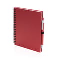 Spiraalgebonden-notitieboek-met-balpen-Gerecycled-karton-70-vellen-bedrukken-rood