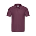 Fruit-of-the-Loom-Original-polo-Unisex-185-gm-bedrukken-burgundy