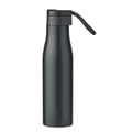 Waterfles-met-magnetische-dop-RVS-600-ml-bedrukken-zwart