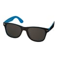 Tweekleurige-zonnebril-met-zwarte-glazen-bedrukken-blauw