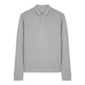 StanleyStella-Prepster-20-long-sleeve-polo-240-gm-bedrukken-heather-grey