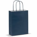 Papieren-tas-18-x-24-cm-Mat-bedrukken-donkerblauw