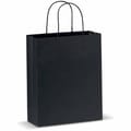 Papieren-tas-24-x-30-cm-Mat-bedrukken-zwart