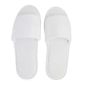 One-size-badstof-hotelslippers-Velours-bedrukken-wit