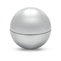 Vanille-lippenbalsem-bol-Metallic-bedrukken-zilver