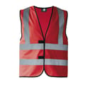 Veiligheidshesje-Hi-Vis-reflecterende-banden-bedrukken-red