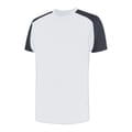 Tricorp-T-shirt-Bicolor-Redefined-Unisex-Biologisch-katoen-210-gm-bedrukken-white-anthracite