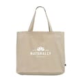 Strandtas-Gerecycled-katoen-en-polyester-210-gm-35-liter-bedrukken-beige
