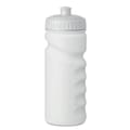 Sportbidon-met-gekleurde-dop-Polyethyleen-500-ml-bedrukken-wit