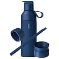 Ocean-Bottle-3-in-1-geschenkset-Gerecycled-RVS-500-ml-bedrukken-donkerblauw
