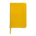 A5-notitieboek-Gerecycled-PU-Gelinieerd-96-vellen-bedrukken-geel