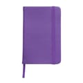 A5-notitieboek-Gerecycled-PU-Gelinieerd-96-vellen-bedrukken-paars