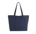 Kimood-katoenen-strandtas-met-buitenzak-37-x-35-cm-13-liter-bedrukken-washed-navy