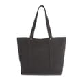 Kimood-katoenen-strandtas-met-voorvak-37-x-35-cm-13-liter-bedrukken-washed-black