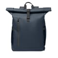 Rolltop-laptoprugzak-15-inch-600D-RPET-polyester-30-x-57-cm-bedrukken-donkerblauw