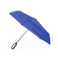 Opvouwbare-paraplu-met-karabijnhaak-190T-pongee-polyester-100-cm-bedrukken-blauw