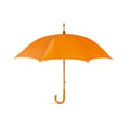 Paraplu-met-houten-steel-190T-polyester-103-cm-bedrukken-oranje