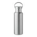 Vacum-thermosfles-met-handvat-Gerecycled-RVS-500-ml-bedrukken-zilver