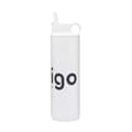 Thermosfles-met-rietje-Gerecycled-RVS-800-ml-bedrukken-wit
