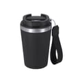 Thermosbeker-met-draaglus-Gerecycled-polypropyleen-350-ml-bedrukken-zwart