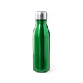 Aluminium-waterfles-met-glanzende-afwerking-550-ml-bedrukken-groen