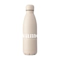 Dubbelwandige-thermosfles-mat-Gerecycled-RVS-500-ml-bedrukken-beige