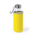 Glazen-fles-Kaspi-Met-hoes-420-ml-bedrukken-geel