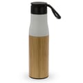 Thermosfles-bamboe-met-draaglus-RVS-500-ml-bedrukken-wit