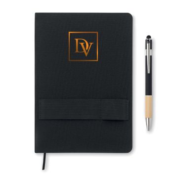 Meetory Mini Notizblock A7 Set 11 Stück, Mini Notizbuch mit 8 Ersatzblöcke, PU L