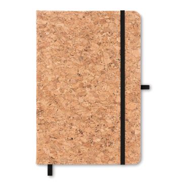 A5-notitieboek-met-kurken-kaft-Gerecycled-papier-96-vellen-bedrukken