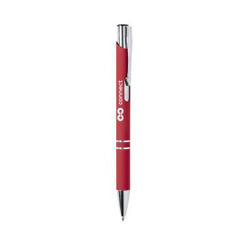 Aluminium-balpen-met-rubberen-afwerking-Tweekleurig-bedrukken