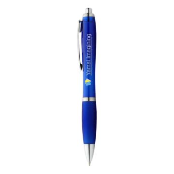 Balpen-met-soft-touch-greep-Blauwe-inkt-bedrukken
