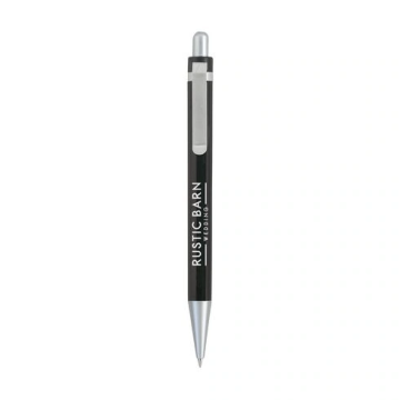 Balpen-met-stalen-clip-Blauwe-inkt-bedrukken